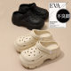 Hole Shoes Women's Summer Outer Wear Thick Sole Height Increased 2025 New Beach Shoes Sandals Odor Deodorant Non-slip Slippers Women