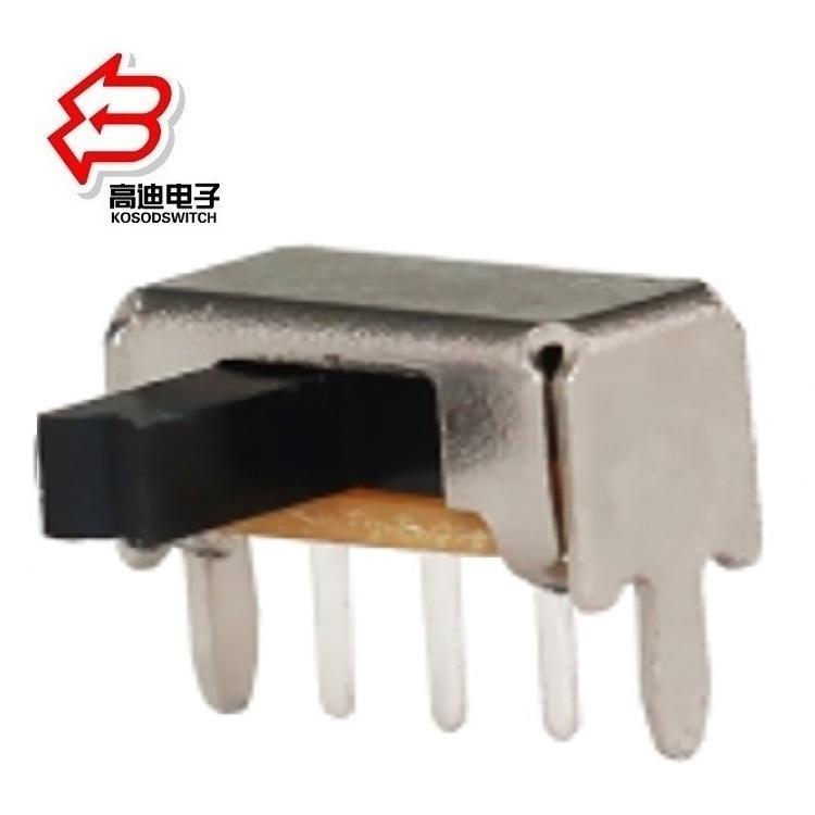 2档拨动开关两位侧边  2档滑动开关侧边3脚  小体积两档拨动开关