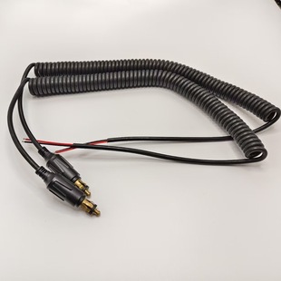 Spring wire two-core three-core point hair dryer dedicated pure copper retractable spiral cable