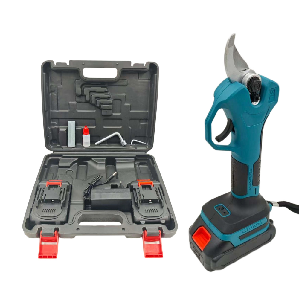 Directo de fábrica sin escobillas de litio recargable tijeras de jardín tijeras de poda tijeras de árboles frutales rama poda tijeras