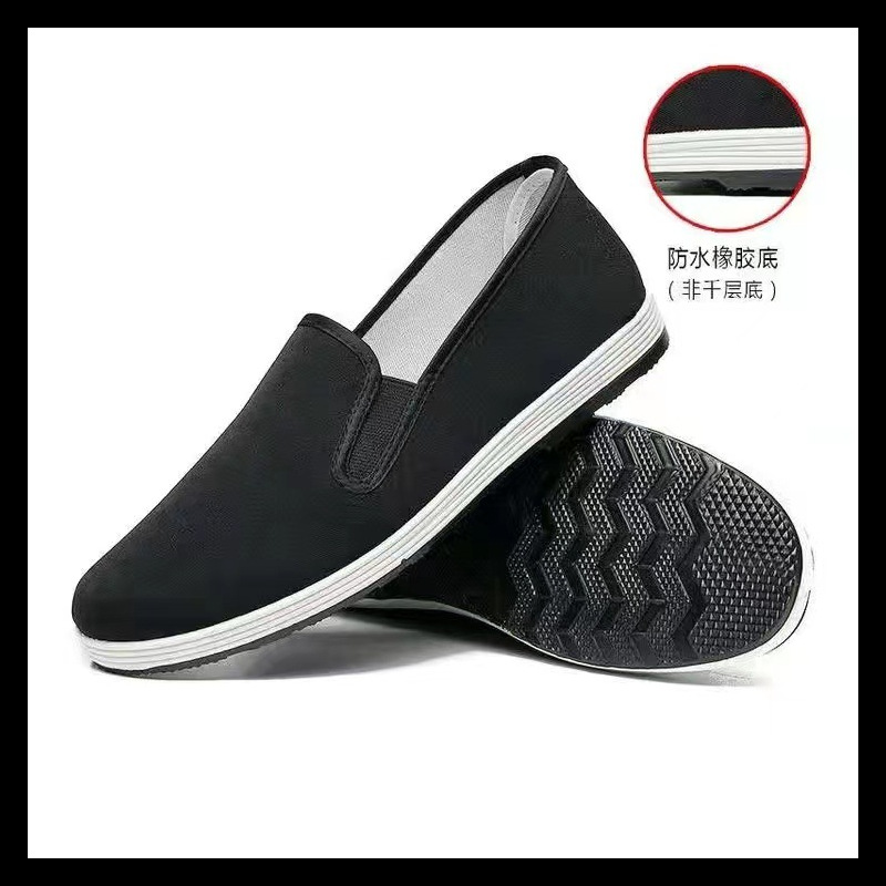 Zapatos DE TRABAJO negros para hombres viejos de Beijing zapatos de tela de trabajo zapatos de trabajo para hombres zapatos casuales resistentes al desgaste zapatos de tela zapatos de conductor antideslizantes resistentes al desgaste