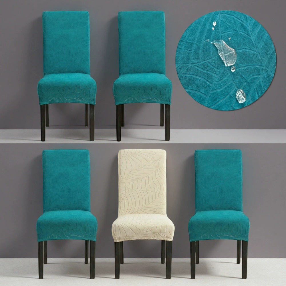 Cool Yan новый водонепроницаемый жаккардовый чехол с большими листьями для дома в отеле цельный наполовину пакет палочек для еды эластичный чехол для офисного компьютерного стула