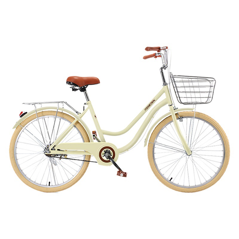 Bicicleta de paseo para mujer de 24 pulgadas, bicicleta de ocio para mujer de 26 pulgadas, bicicleta de paseo ordinaria, venta al por mayor de bicicletas