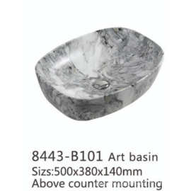 WC台盆彩色台上盆家用台面洗手盆浴室陶瓷洗脸盆圆形阳台盆