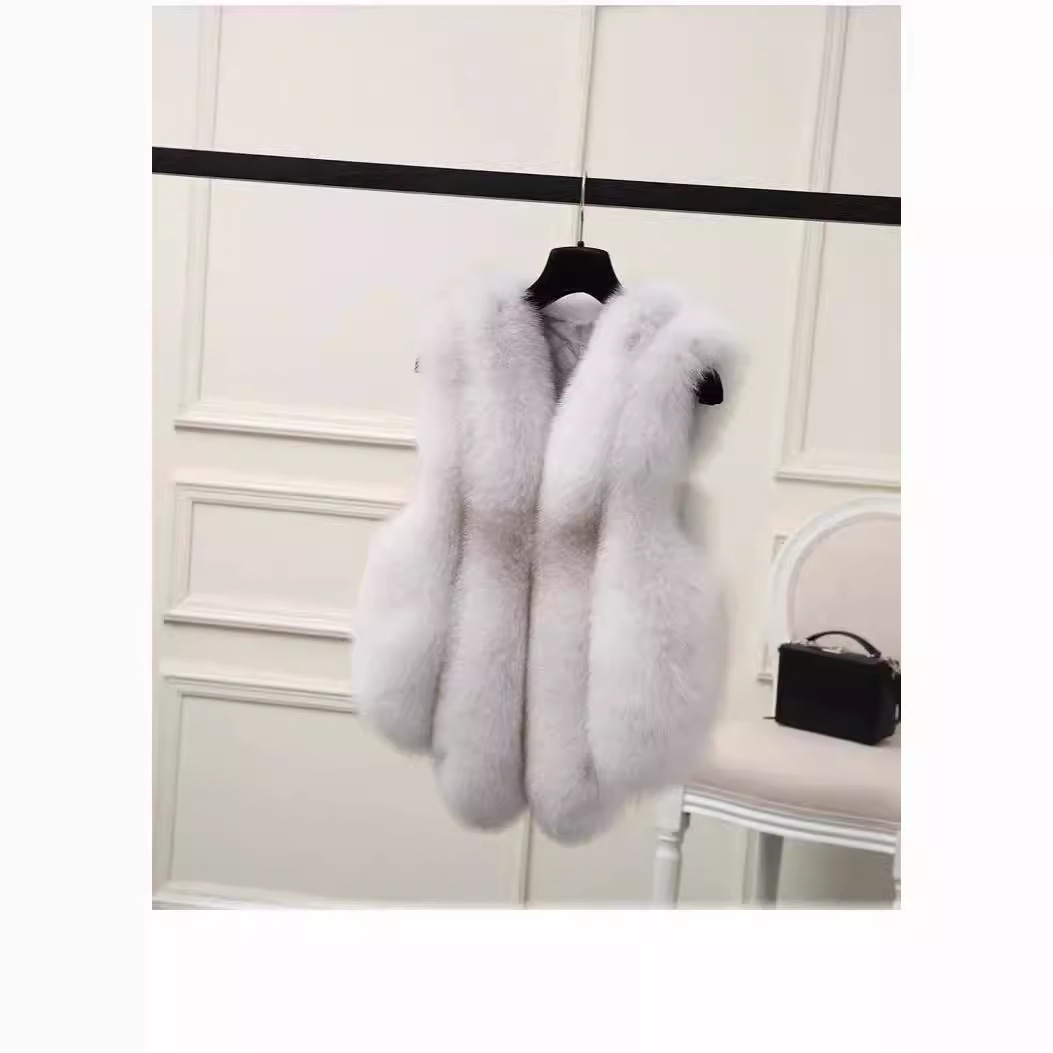 Frauen Kleidung neue mode fuchs pelz weste frauen winter freizeit_voghion.com