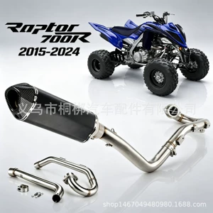 Raptor 700 RAPTOR 700R 15-24 üçün motosiklet çıxış borusu