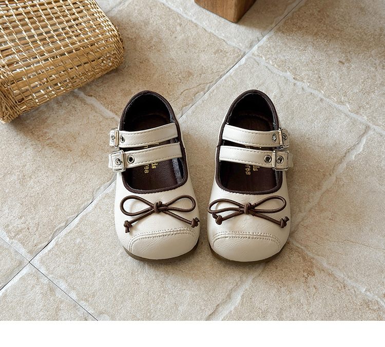 Sapatos de pele de princesa para meninas sola macia estilo_voghion.com