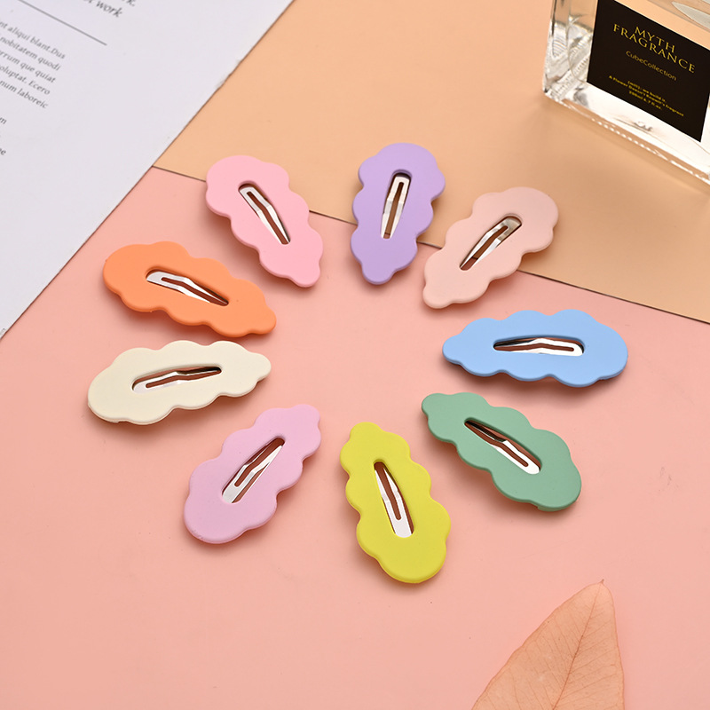 Simple Style Solid Color Plastic Resin Hair Clip 1 Piece display picture 2