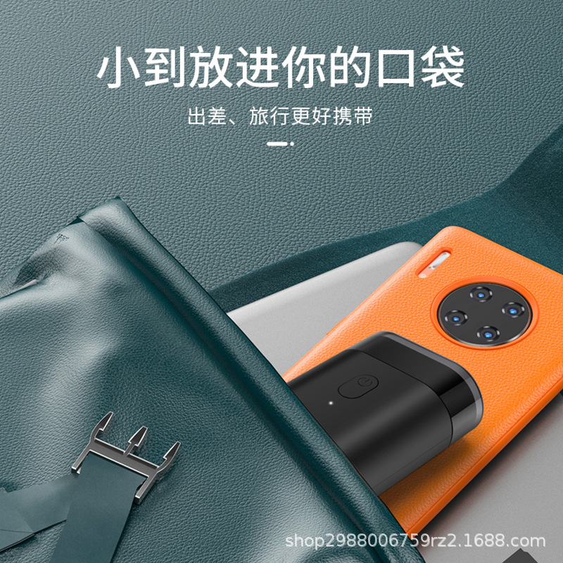 Al por mayor nueva máquina de afeitar de doble cabeza eléctrica portátil recargable hombres maquinilla de afeitar eléctrica pequeño coche bienes genuinos