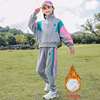 Demi-season down jacket, set, children's clothing, 2023 collection, autumn, western style, internet celebrity, suitable for teen