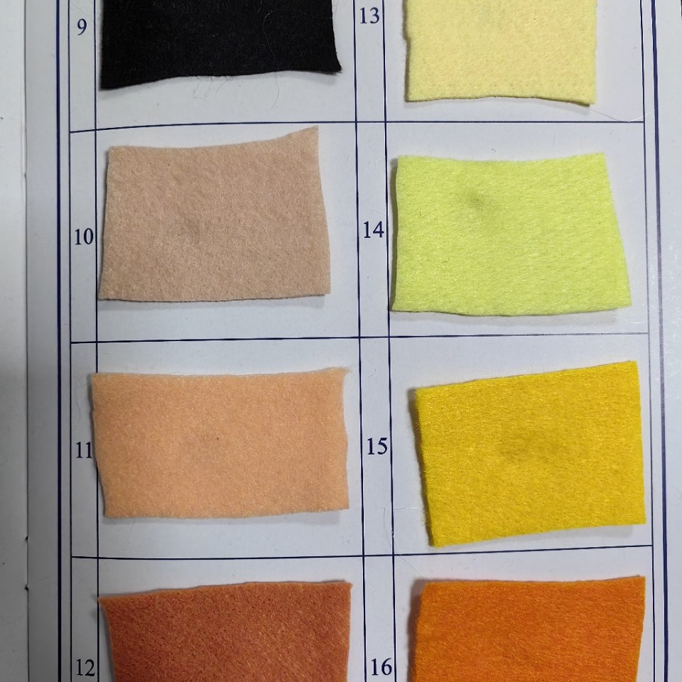 韩版柔软不织布细腻软毛毡1.2厚