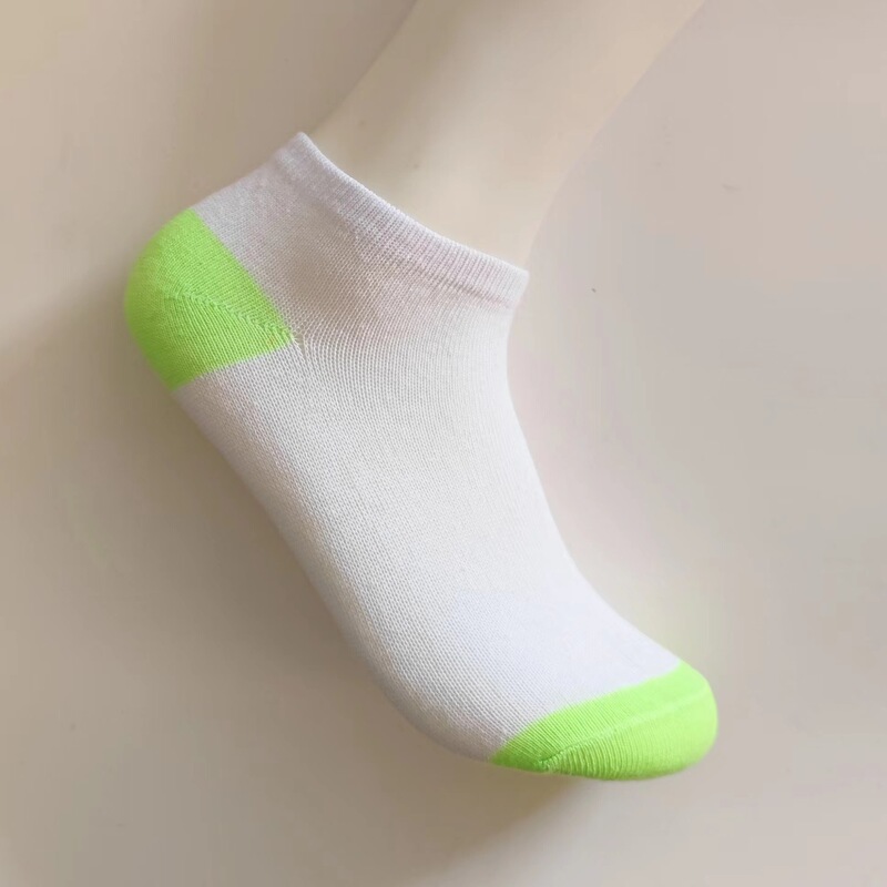 Customized Pure Color Cotton Kidsren's Socks Boat Socks 2023 Spring and Summer Can Be Processed and Cross-Border Casual, Versatile, Comfortable and Breathable