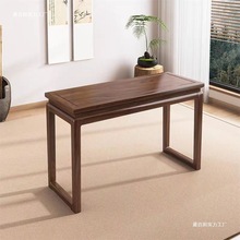 新中式榆木琴桌共鸣古琴桌琴凳实木古筝国学书法书桌仿古禅意桌子