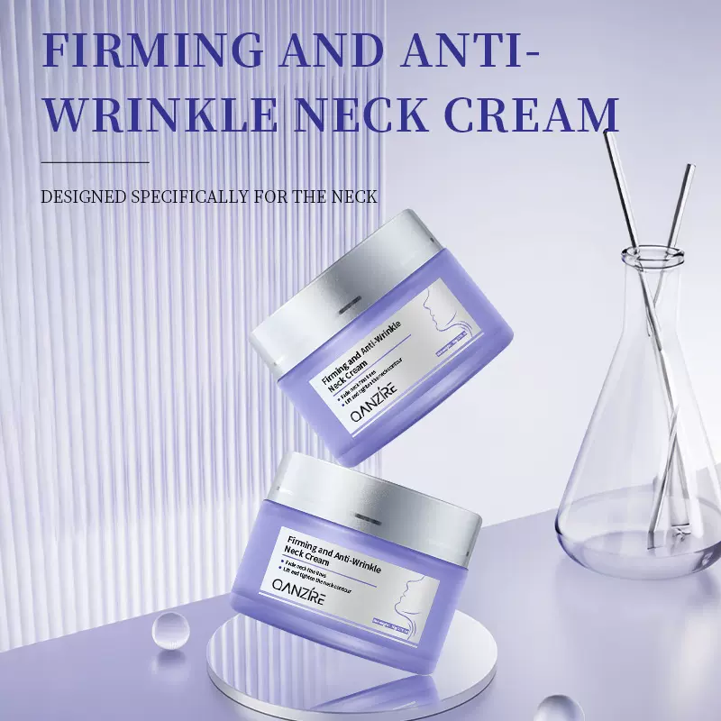 跨境爆款颈霜Neck wrinkle lightening cream紧致淡化颈纹颈部霜
