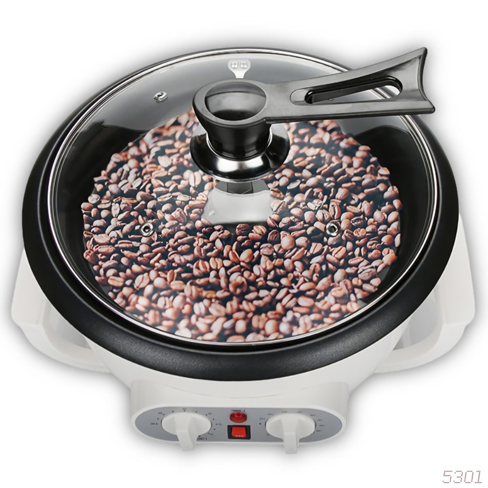 Enchufe estadounidense Coffee Roaster Tostadora de granos Máquina tostadora de café Máquina tostadora de granos de café doméstica