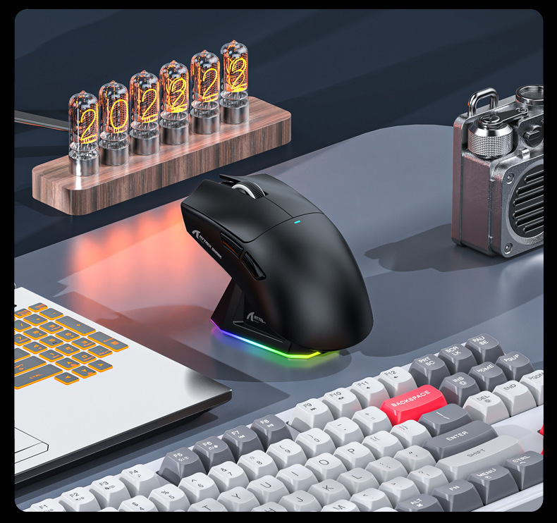 Attack Shark X11 Lightweight Wireless Gaming Mouse Rgb Bluetooth_voghion.com