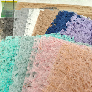 Art Paper Hemp Multi-Color Cut Out Children's Environmental Creation Handbook Collage Packaging Collection Combination