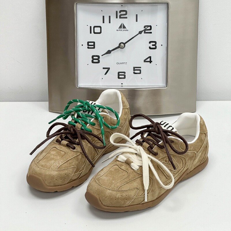 [Sheii Su Yinyin] Looking for Comparison ~ Amiu530 Retro Genuine Leather Casual Sports Moral Training Shoes Women's Forrest Gump Shoes