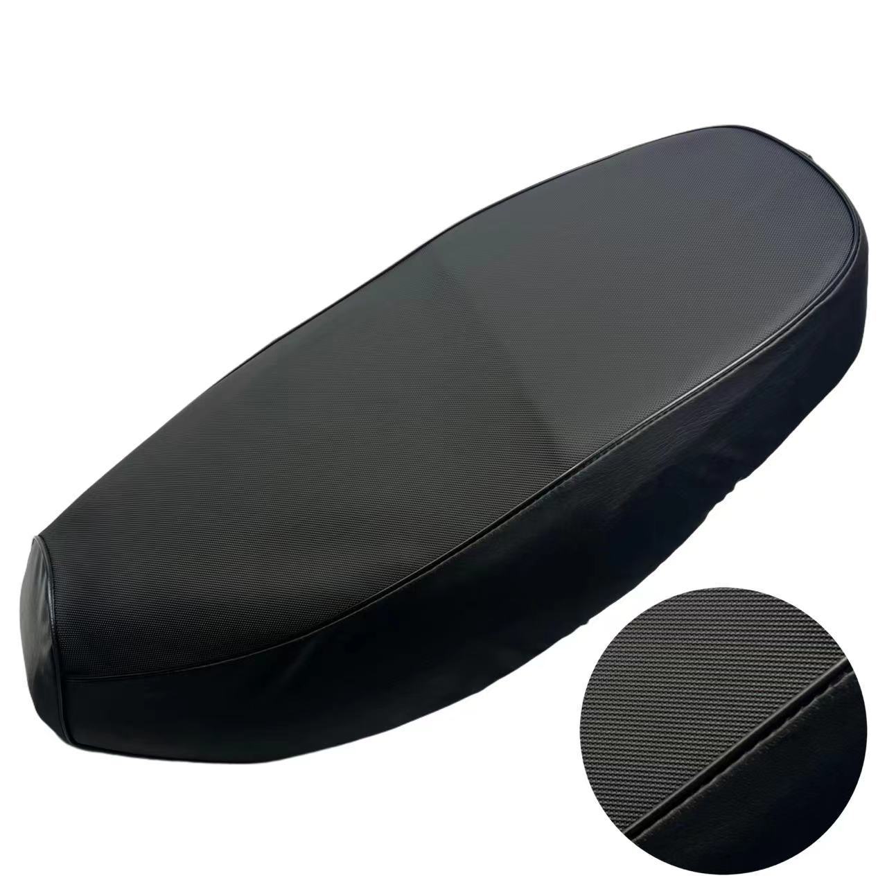 Diamond pattern thickened electric car cushion scooter cushion cover sun protection thermal insulation leather cushion cover waterproof thickened