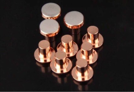 Silver contacts, composite silver contacts, copper rivet electrical contacts, flat pieces, five-piece accessories, hollow rivet contact points Silver contacts, composite silver contacts, copper rivet electrical contacts, flat pieces, five-piece accessories, hollow rivet contact points
