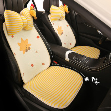 可爱保暖冬季毛绒汽车坐垫 适用于丰田铂4X雷凌bZ3凯美瑞cHR荣放