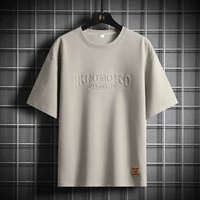 Summer T-shirt, with short sleeve, oversize, plus size