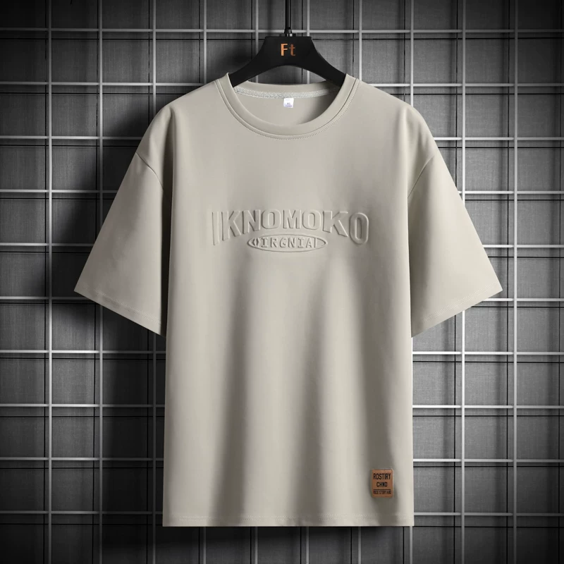 Summer T-shirt, with short sleeve, oversize, plus size