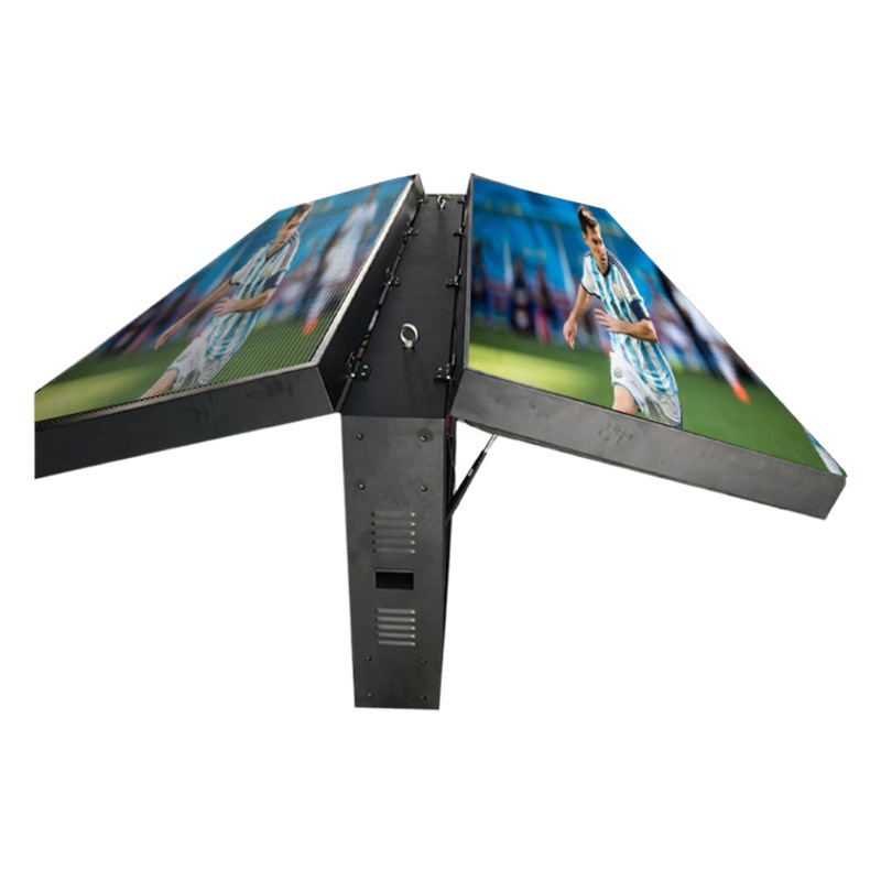 Al Aire Libre p2.5p3p4p5p6p8p10 resaltar frente impermeable mantenimiento LED publicidad pantalla frontal Flip caja