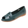 Fish mouth women's sandals-green