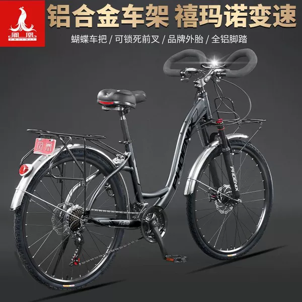 Journey Mysterious Gray Aluminum Frame/Curved Beam/Butterfly Bend Handlebar