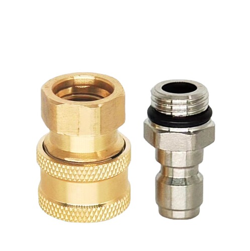 High pressure car wash water gun 14*1.5 copper female stainless steel male high pressure washer connector car wash machine union