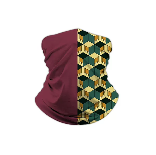 For Demon Slayer 3D Headscarf Outdoor Cycling Mask Wristband Neck Scarf Multi-Purpose Magic Headscarf Mask