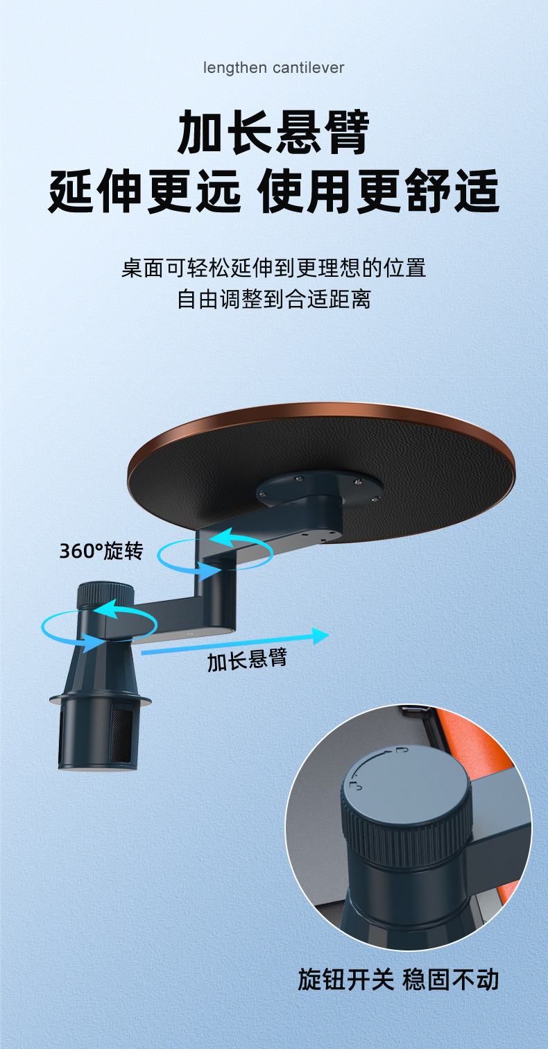 Car-Mounted Front-Row Floating Small Table, Co-Pilot Small Bar, Writing Board, Laptop Office Study Desk