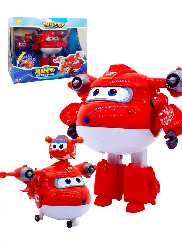 Супер летающие игрушки Ledi Baole Boy Pet Little Ai Super Bag Sheriff Transformation Combination Robot Mi Genuine Version