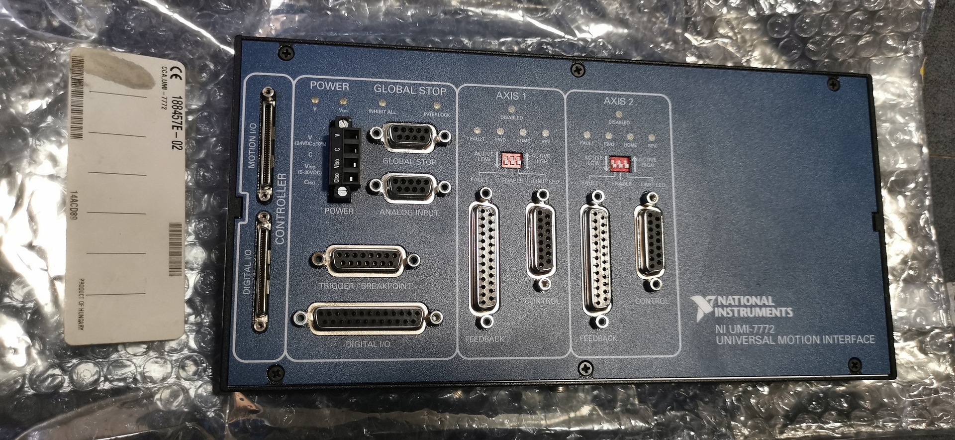 *UMI-7772 美国NI接数据采集线盒板 全新原装现货一个 无外包装盒