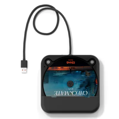 Cross-Border Universal Car External Car CD player - black-606-car-cd-player