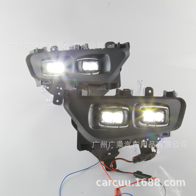 Adecuado para luces diurnas Ford Raptor F150 22-23, luces diurnas de 2 ojos, modificación de dirección con efecto de flujo.