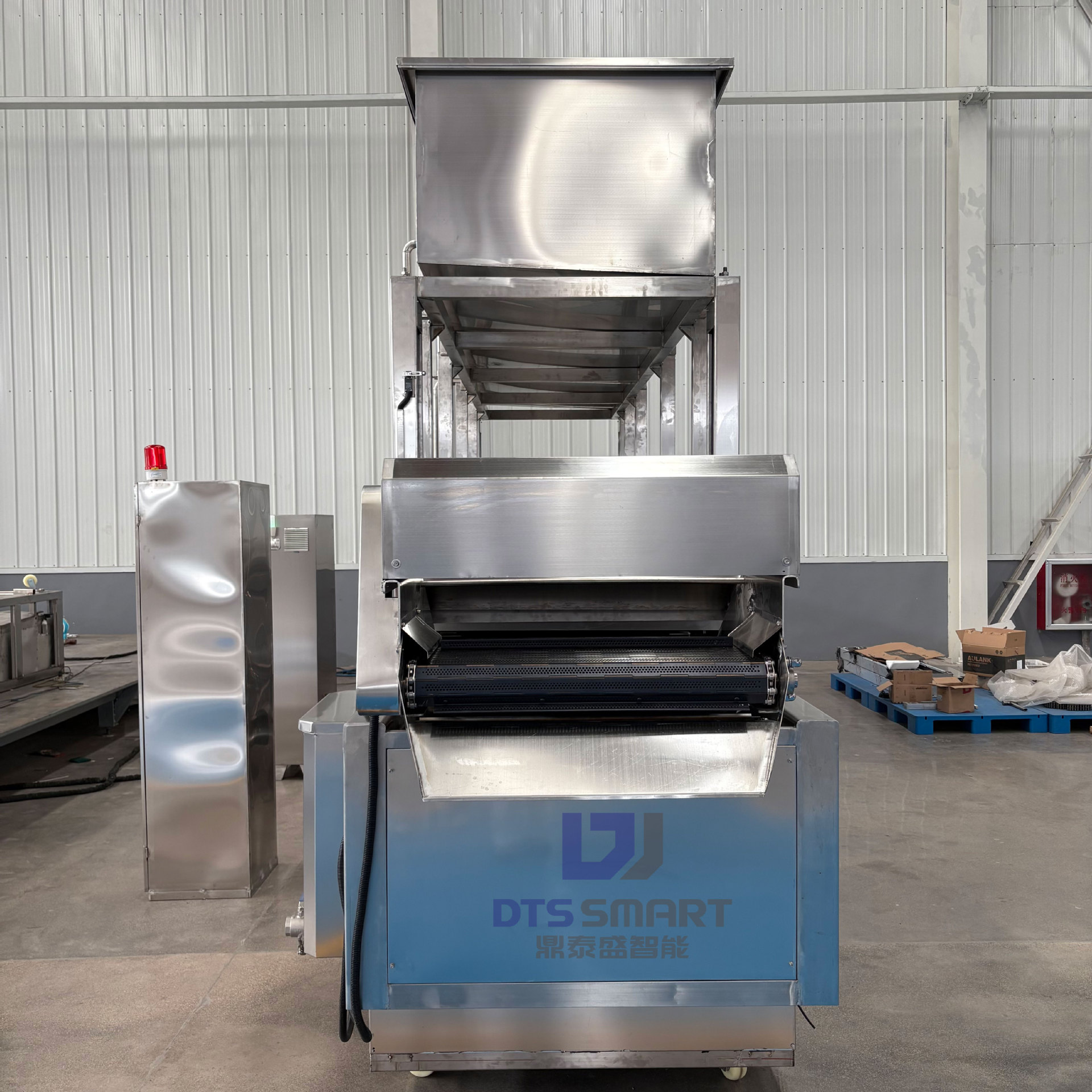 Línea de ensamblaje de fritura de langosta Equipo de fritura de langosta Freidora Línea de producción de langosta Gran línea de ensamblaje de fritura