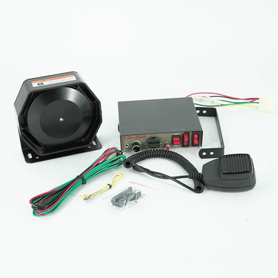Super səsli 9 tonlu siqnal buynuzu 12V 24V, 200W tizz səsgücləndiricisi