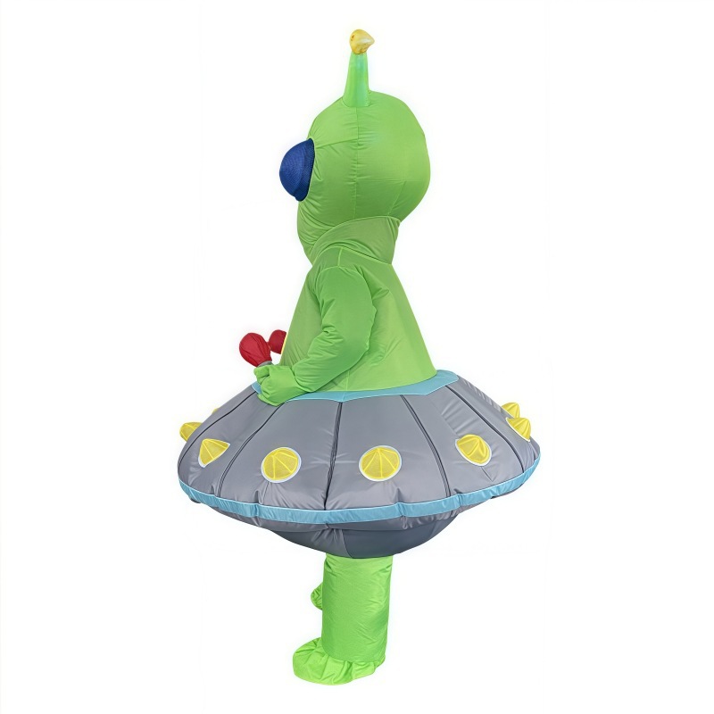Ventas calientes grandes ojos tentáculas alienígenas trajes inflables nave divertida juego de rendimiento de la fiesta del campus ropa inflable
