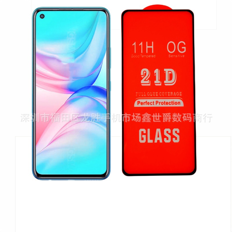 21D tempered glass screen protector HD full screen coverage tempered film suitable for TECNO/INFINEX series