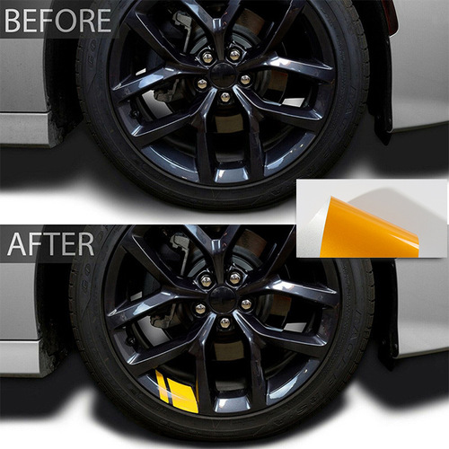 Cross-border new product reflective car stickers, car rim stickers, reflective stickers, 18-inch-21-inch decorative stickers, 6-piece line stickers