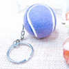 Tennis small keychain for leisure with zipper, wholesale, Birthday gift