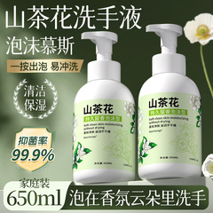 ツバキの花の香りの泡型の手洗い液の家庭用ホテルの子供は圧力式の手洗い液を押します。