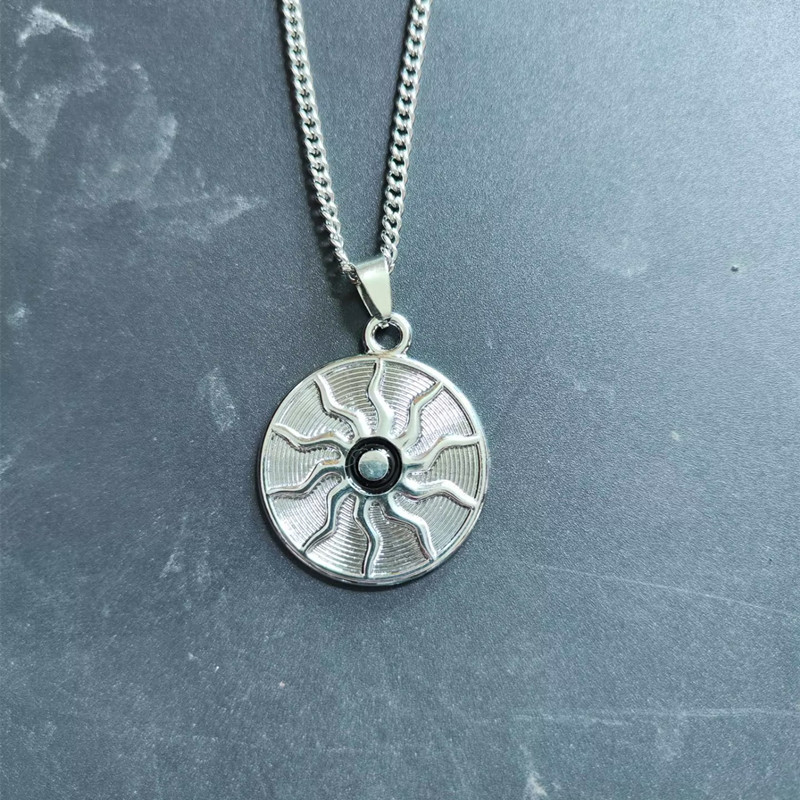 Sun Flame Necklace Personalized Pendant For Men And Women_voghion.com