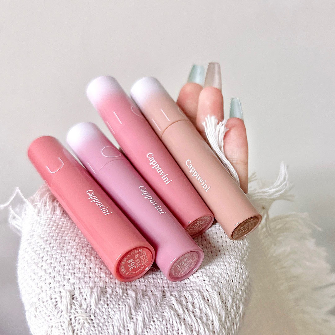 Cappuccino esmalte labial transparente de agua espejo de agua esmalte labial de la fiesta de estudiantes blanqueamiento natural lápiz labial al por mayor