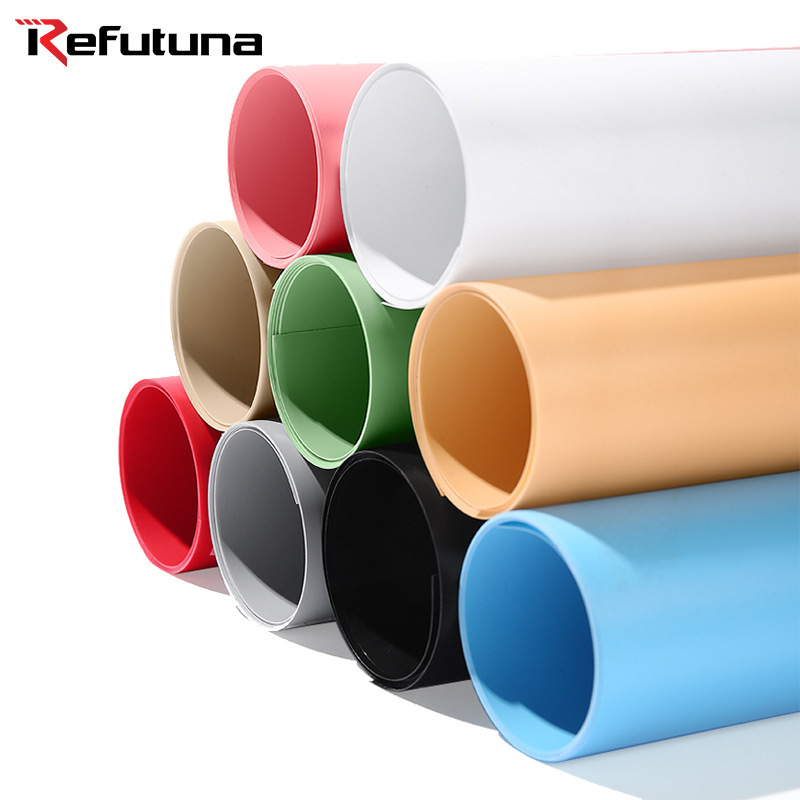 Ruifutu PVC background board frosted 120*200cm solid color board photography background cloth live product shooting props