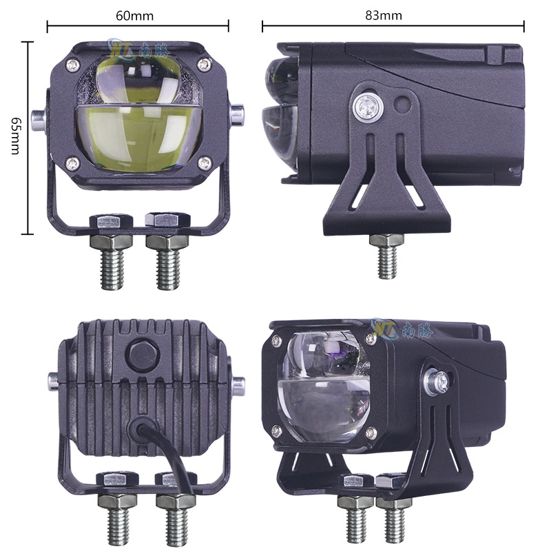 Futuro ojo de motocicleta coche eléctrico faro de luz láser de alto alcance faro LED modificación lámpara de niebla externa image 7