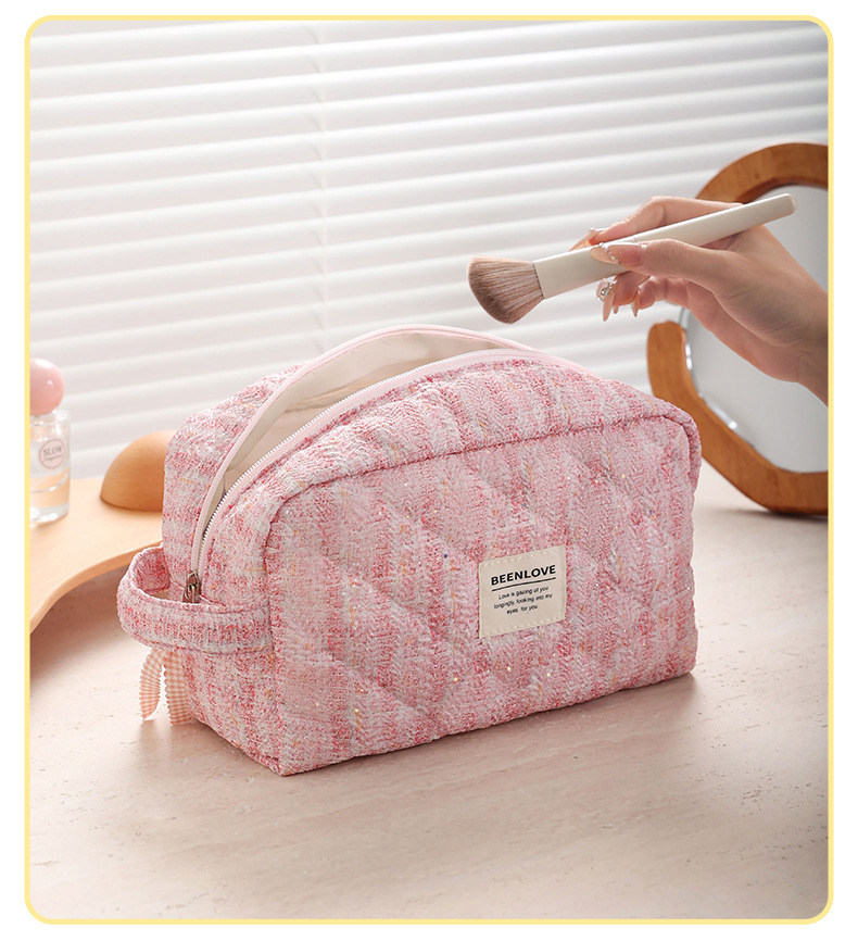 92g Weight Makeup Bags Classification 100 PCS Quantity Cotton, Polyester Material Solid Color Pattern Casual Style Casual Solid Color Cotton Polyester Makeup Bags & Storage
