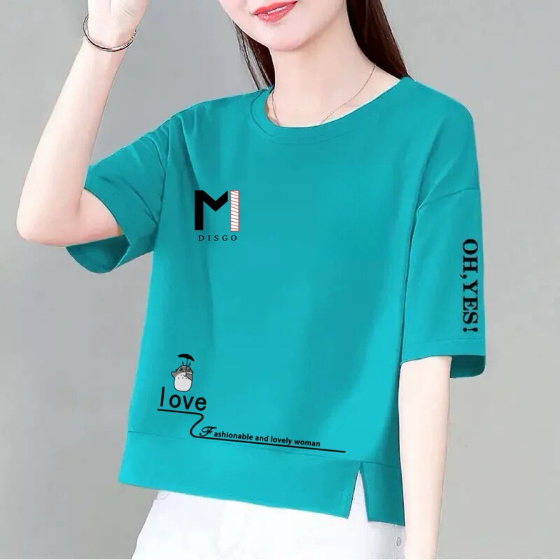 Clearance Sale: Export Mom's Short Sleeve T-Shirt for Women, Loose Plus Size, Slimming, Tummy Covering, Printed Half Sleeve Tee Top Clearance Sale: Export Mom's Short Sleeve T-Shirt for Women, Loose Plus Size, Slimming, Tummy Covering, Printed Half Sleeve Tee Top